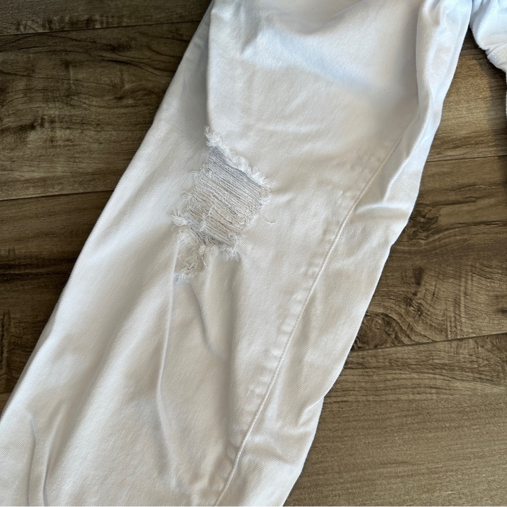 Wanna betta butt YMI white raw hem denim jeans Size 18 - Picture 6 of 11